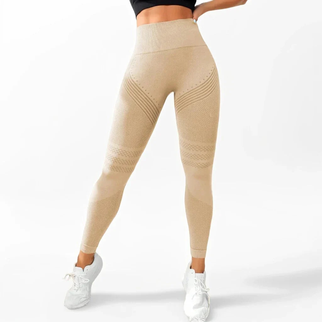 High-Waist Compression Leggings 3D | Butt Lift & Squat-Proof | Premium Gym Wear