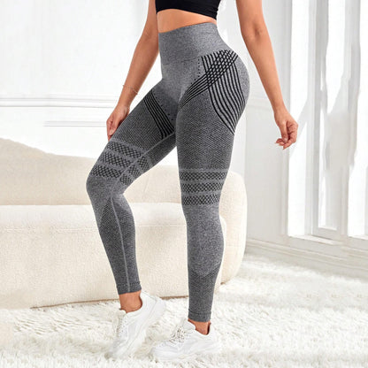High-Waist Compression Leggings 3D | Butt Lift & Squat-Proof | Premium Gym Wear