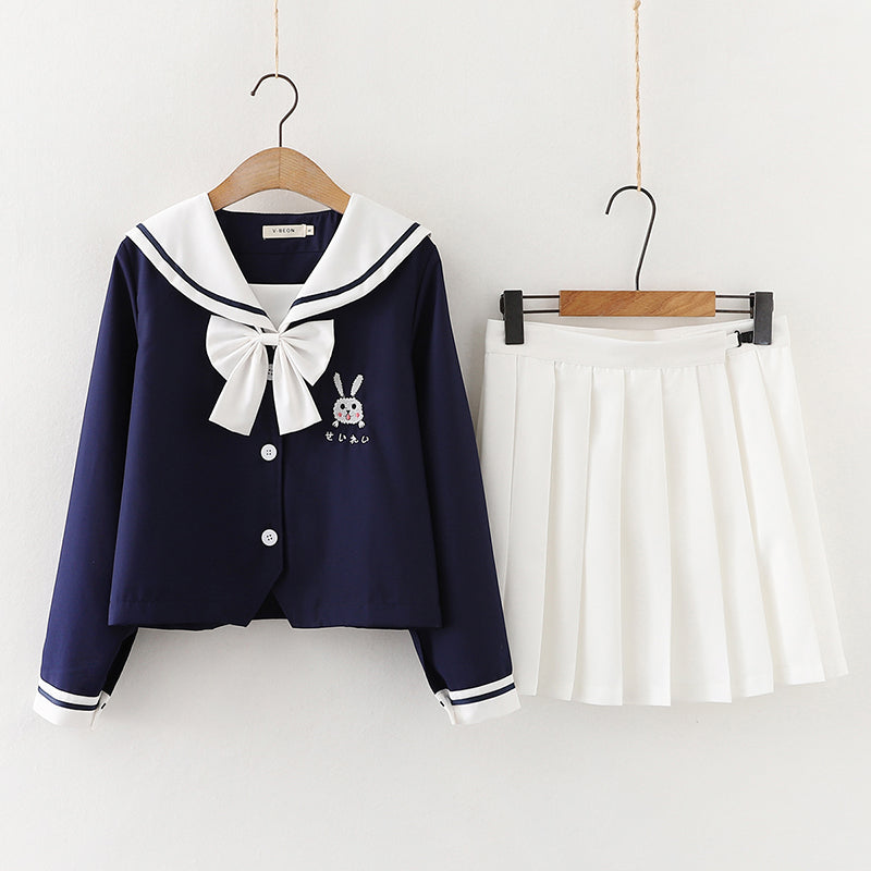 Japanese Lolita Kawaii White Shirts Women Cute Rabbit Bunny
