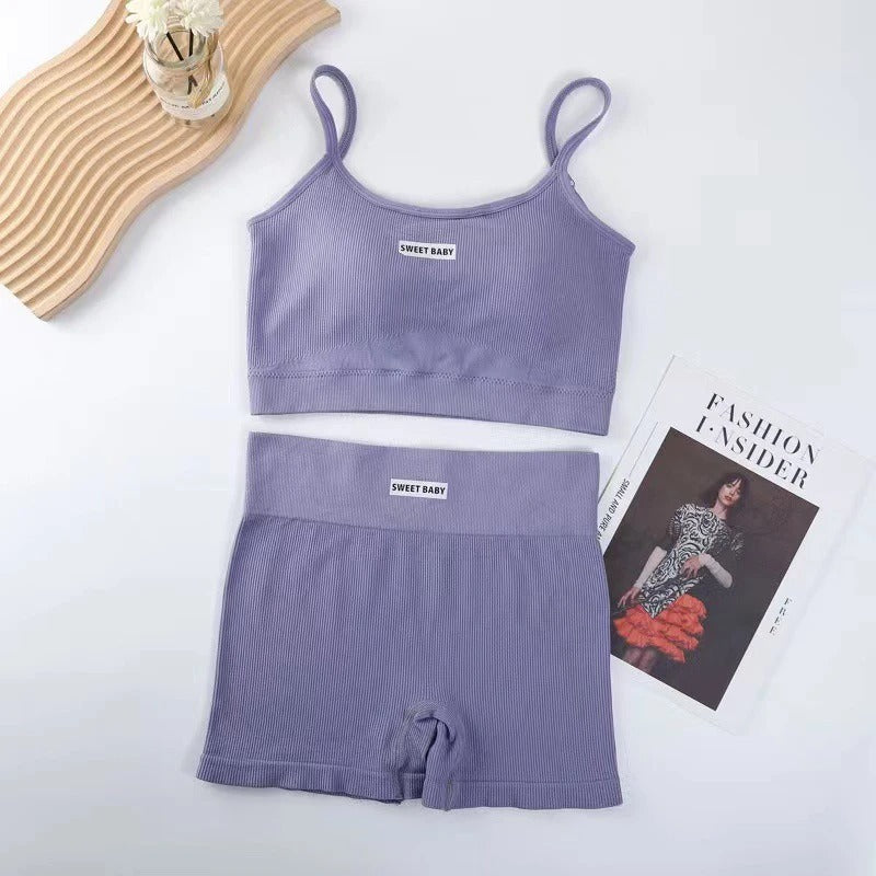 Seamless Gym Wear Set - Comfort & Style for Women